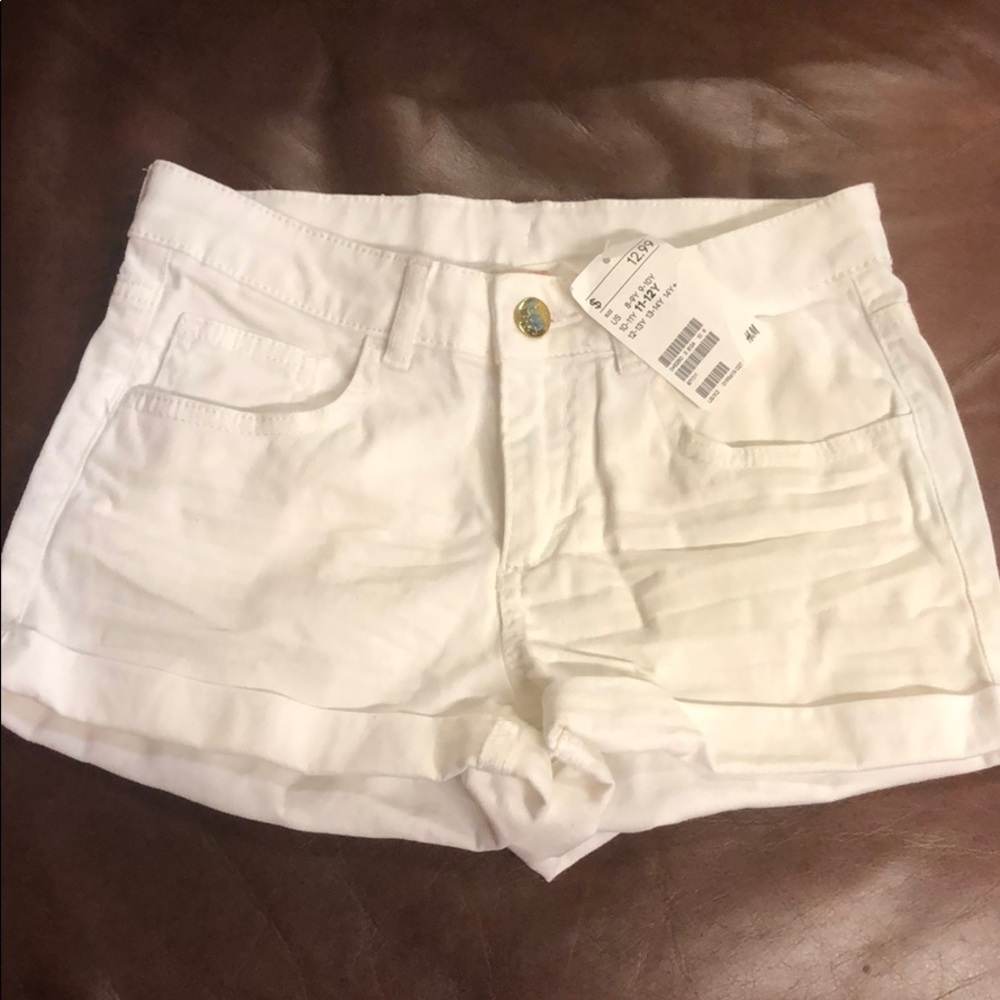 White shorts